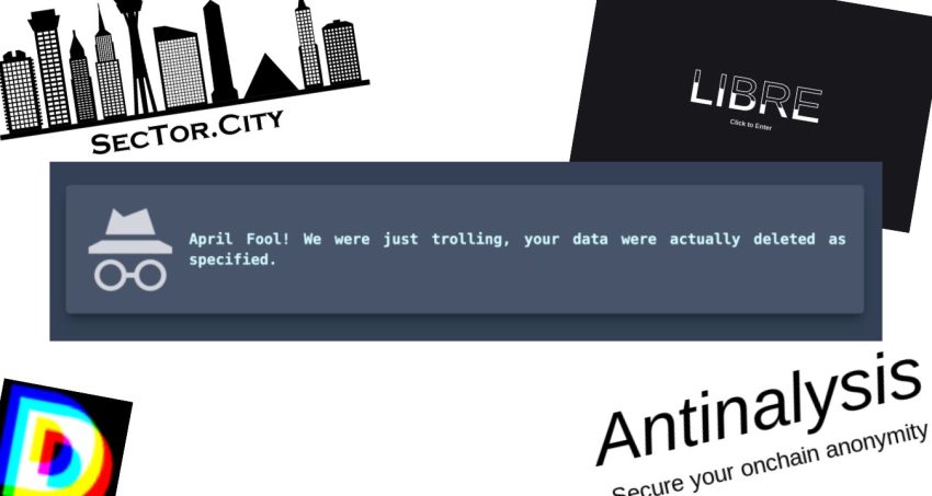 Incognito Says “April Fools”; Exit Includes Libre forum, Darknetlive, SecTor.City and Antinalysis Exchange.